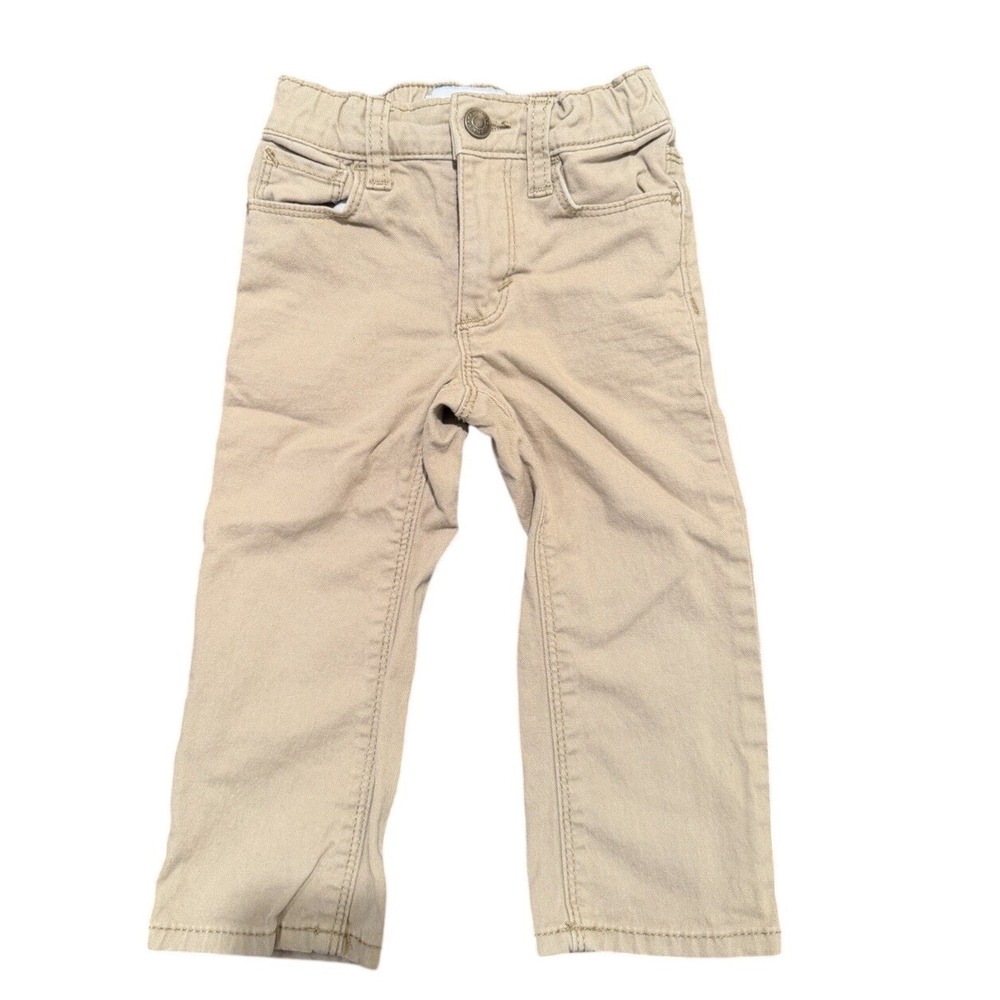 Old Navy Brown Khaki 18m-24m Toddler Pants Front & Back Pockets